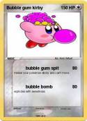 Bubble gum kirb