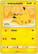 sleeping pikach