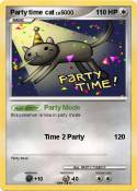 Party time cat