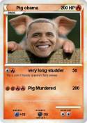 Pig obama