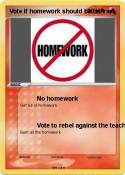 Vote if homewor