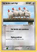 fat birds can't