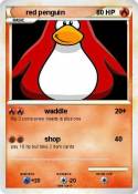 red penguin