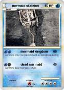 mermaid skeleto
