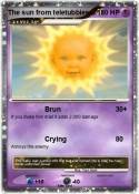 The sun from