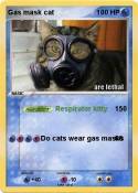 Gas mask cat