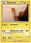 Cheesy foot