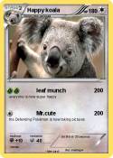 Happy koala