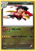 Luffy red hawk'