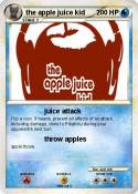 the apple juice