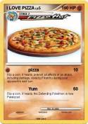 I LOVE PIZZA
