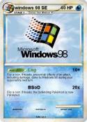 windows 98 SE