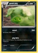 green pig