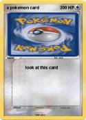 a pokemon card