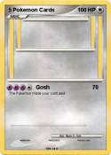5 Pokemon Cards