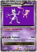 Mewtwo And Mew