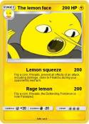 The lemon face