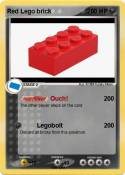Red Lego brick