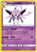 Espeon is Mad
