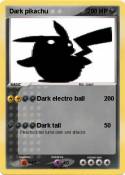Dark pikachu