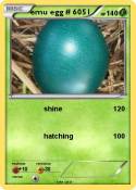 emu egg # 6051