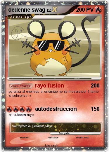 Pokemon dedenne swag