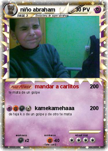 Pokemon niño abraham