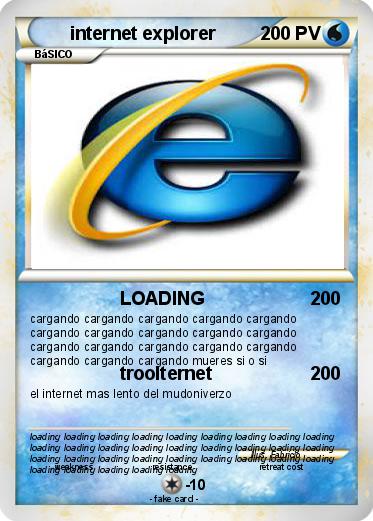 Pokemon internet explorer