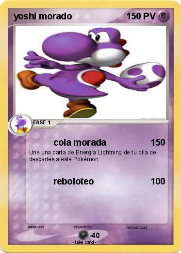 Pokemon yoshi morado