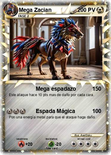 Pokemon Mega Zacian