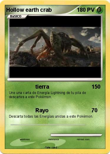 Pokemon Hollow earth crab