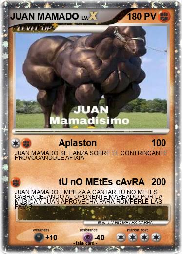 Pokemon JUAN MAMADO