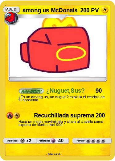 Pokemon among us McDonals