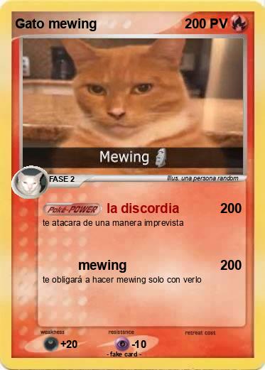 Pokemon Gato mewing
