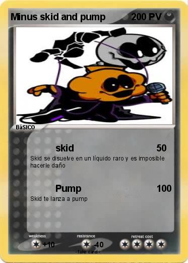 Pokemon Minus skid and pump