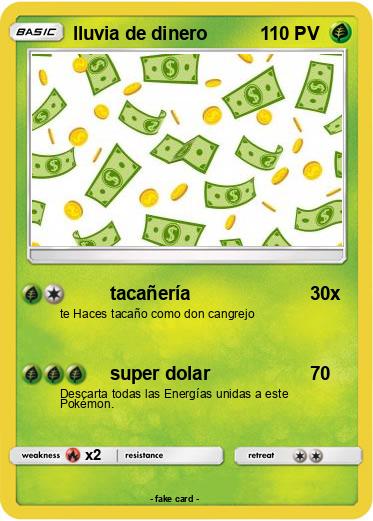 Pokemon lluvia de dinero