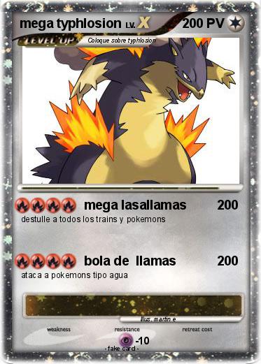 Pokemon mega typhlosion