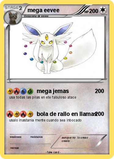 Pokemon mega eevee