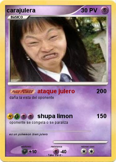 Pokemon carajulera