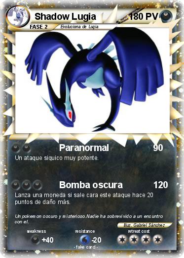 Pokemon Shadow Lugia