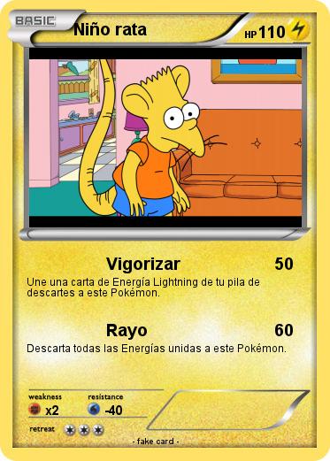 Pokemon Niño rata