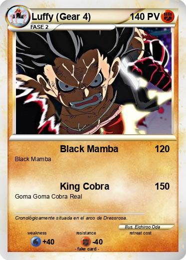 Pokemon Luffy (Gear 4)