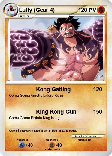 Pokemon Luffy (Gear 4)