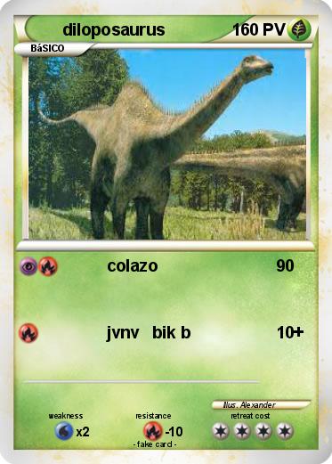 Pokemon diloposaurus