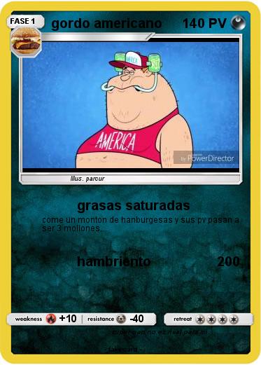 Pokemon gordo americano