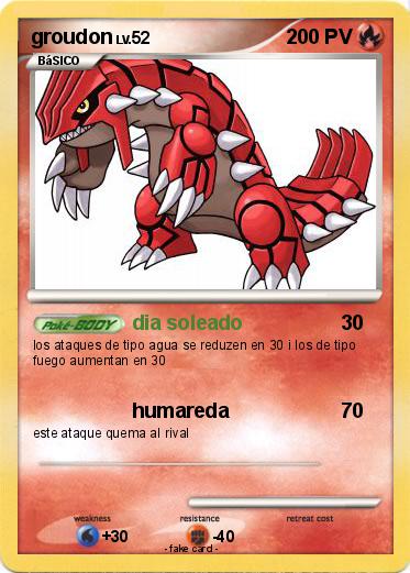 Pokemon groudon