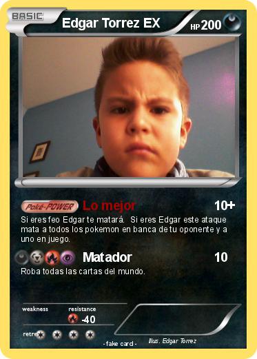 Pokemon Edgar Torrez EX