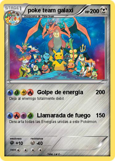 Pokemon poke team galaxi