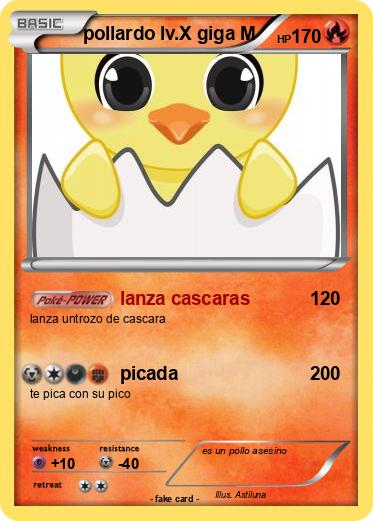 Pokemon pollardo lv.X giga M