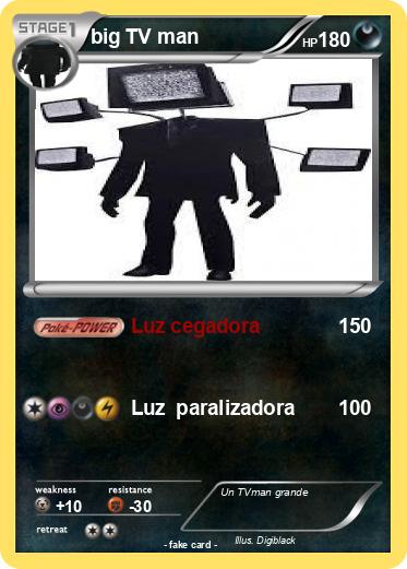 Pokemon big TV man